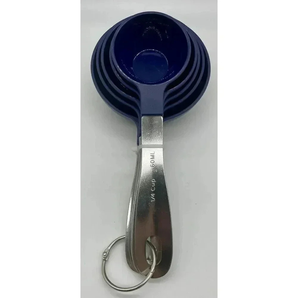 Cook With Color 12 PC‎ Measuring Cups Set Assorted Sizes Blue New - Picture 3 of 9